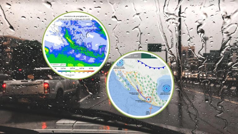 SMN pronostica lluvias intensas y temperaturas superiores a 45 grados en varias entidades