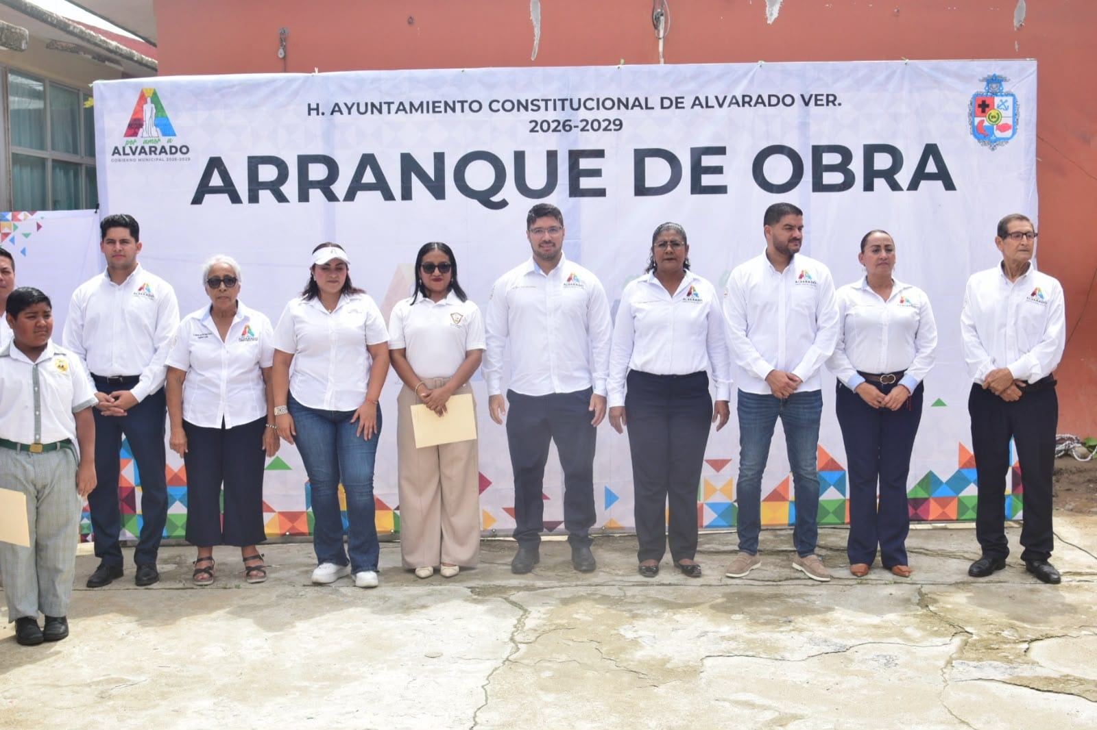 Alvarado inicia construcción de techado en la Telesecundaria José Vasconcelos